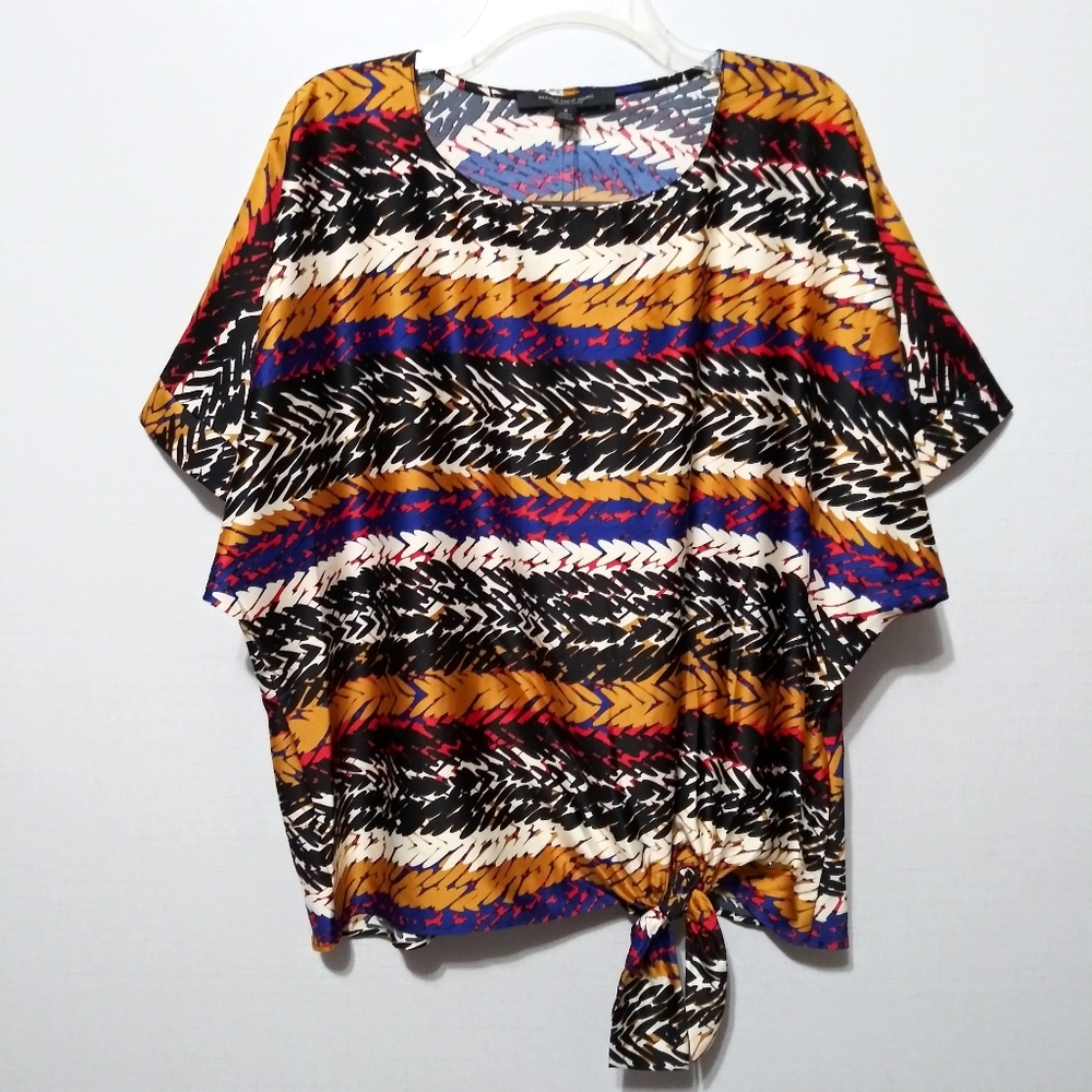 Andrew Marc Print Blouse